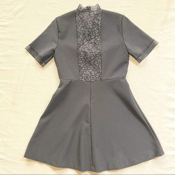 Zara Womens Dress Short Lace Casual Shortsleeve Fashion Fit Flare LBD Fashion S - Picture 8 of 8